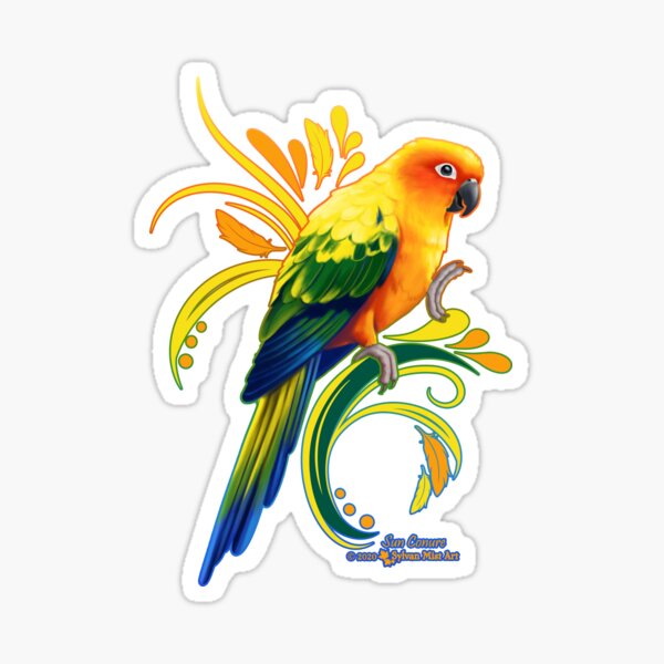 Item preview, Sun Conure designed and sold by sylvanmist.