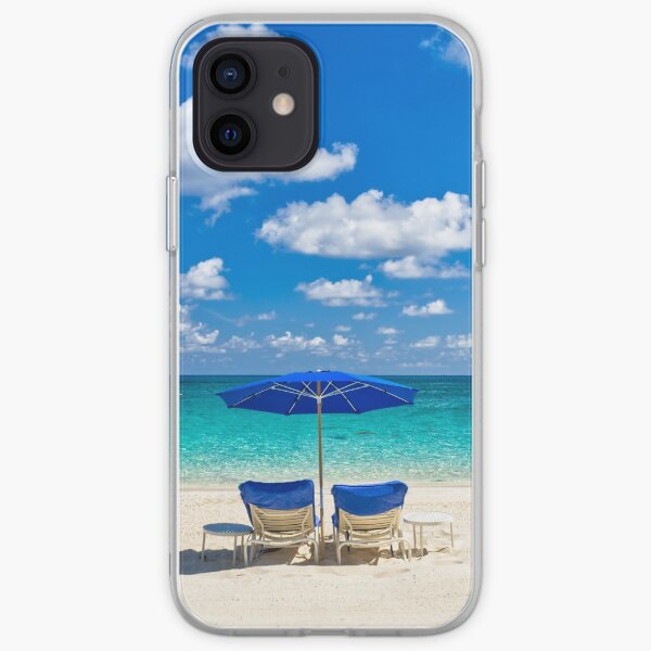 Turquoise Tropical Paradise iPhone Soft Case