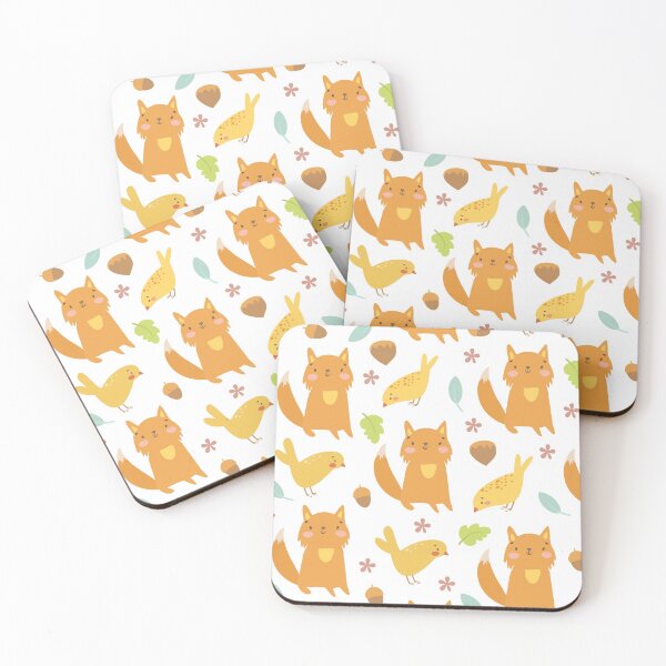 Item preview, Cute Fox Seamless designed and sold by graphicmeyou.