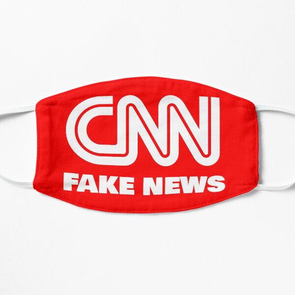 CNN Fake News Flat Mask