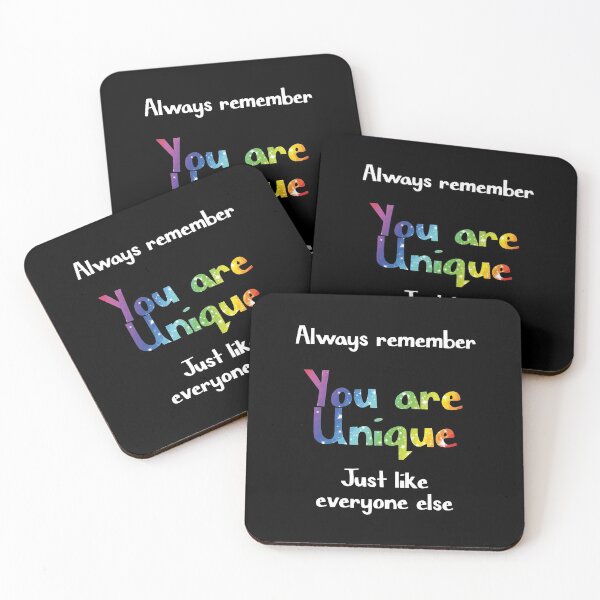 Item preview, You are unique funny sarcastic quote designed and sold by GriffyPrints.