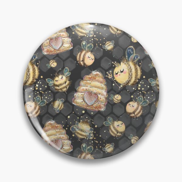 Item preview, Black Pattern Bee designed and sold by ivyn182.