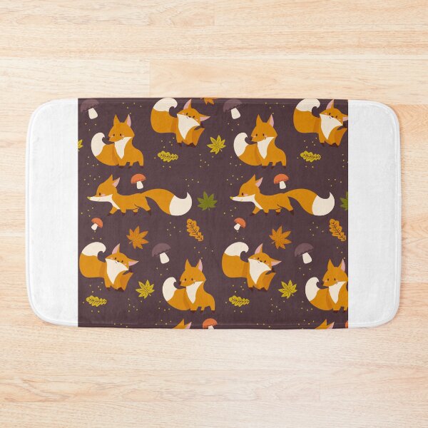 Item preview, Cute Fox Seamless designed and sold by graphicmeyou.