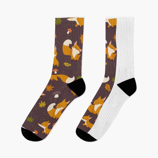 Item preview, Cute Fox Seamless designed and sold by graphicmeyou.