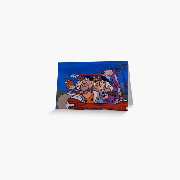 The Flintstones Greeting Card