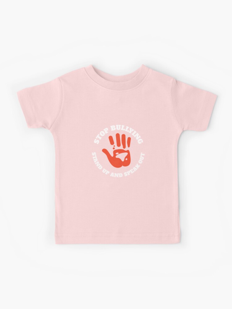 Stop Bullying Shirt Speak Up Antibullying Toddler and Youth Kids T-Shirt 2T  Pink : : Clothing, Shoes & Accessories