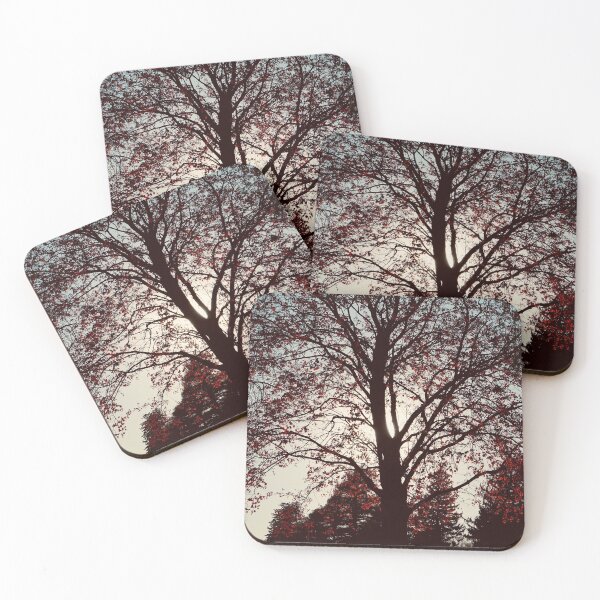 Item preview, Sunset Tree Silhouette with Red Leaves designed and sold by Kyle West.