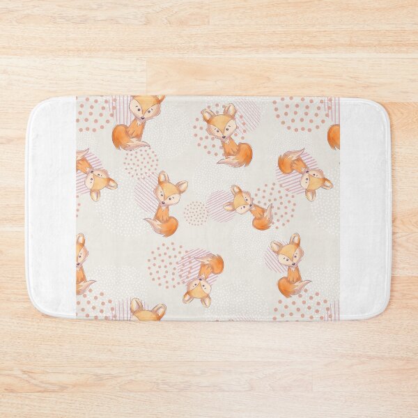 Item preview, Cute Fox Seamless designed and sold by graphicmeyou.
