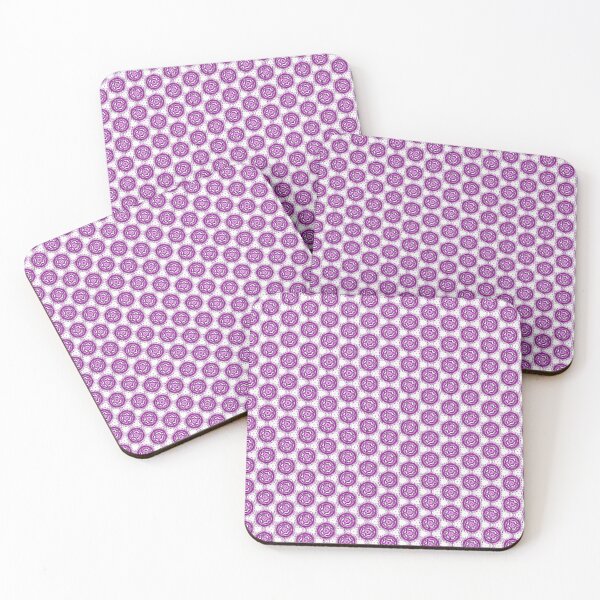 Item preview, Purple Tile Repeat Art Pattern with a cute textured element look designed and sold by jaydeecole.