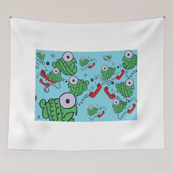 Item preview, Fish with telephone cable designed and sold by iammiamia.