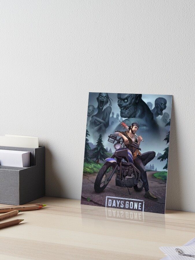 Days Gone Art Board Print By Blurclothinguk Redbubble