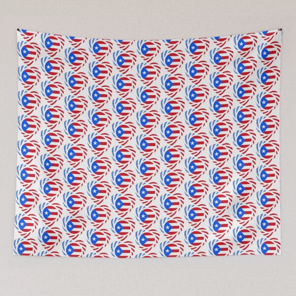 Item preview, Puerto Rican American Multinational Patriot Flag Series 2.0 designed and sold by Carbon-Fibre Media.