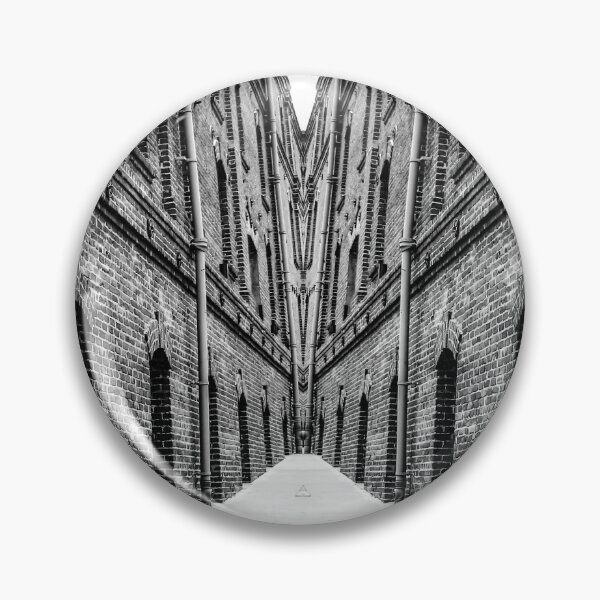 Item preview, old brick buildings in black and white designed and sold by Mrvell.