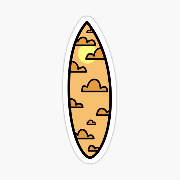 Surfboard Stickers Redbubble
