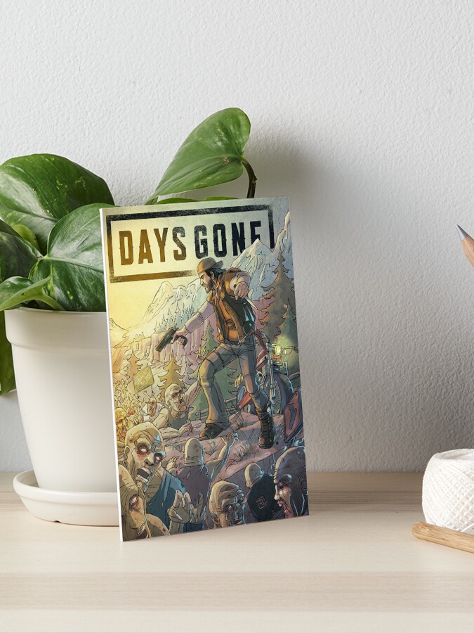 Days Gone Art Board Print By Blurclothinguk Redbubble