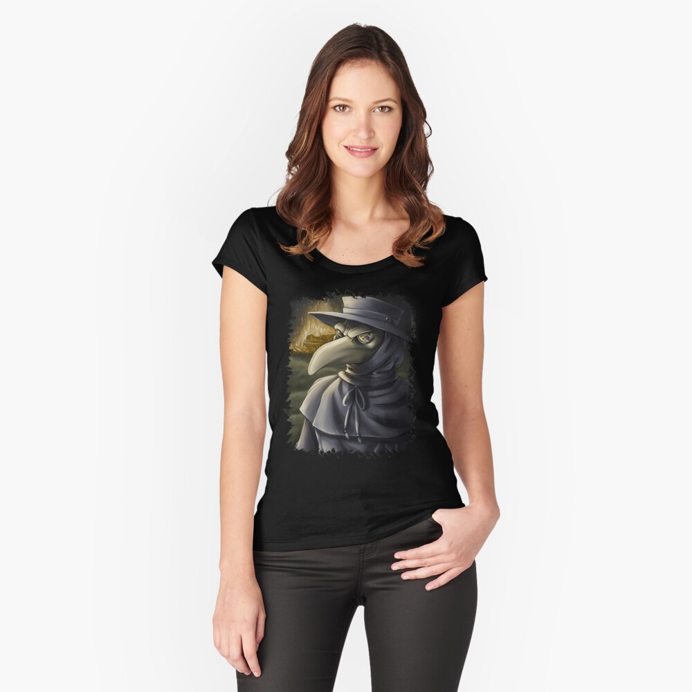 Item preview, Fitted Scoop T-Shirt designed and sold by cybercat.
