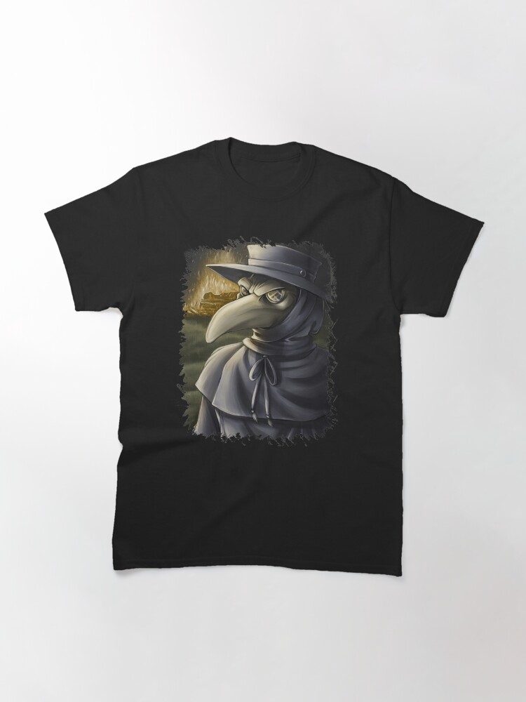 Thumbnail 3 of 7, Classic T-Shirt, Plague Doctor designed and sold by cybercat.