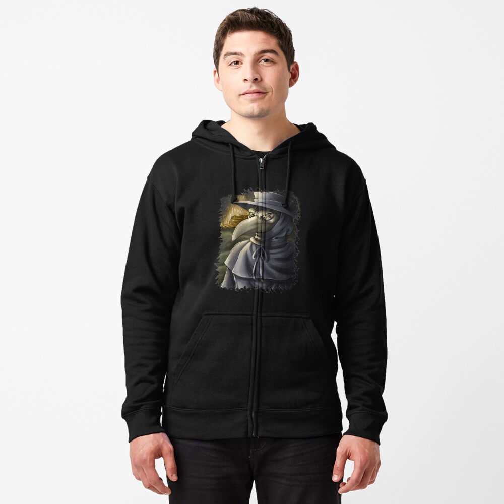 Item preview, Zipped Hoodie designed and sold by cybercat.