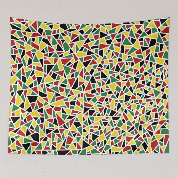 Item preview, Guyana | Abstract no.1 designed and sold by worstwestindian.
