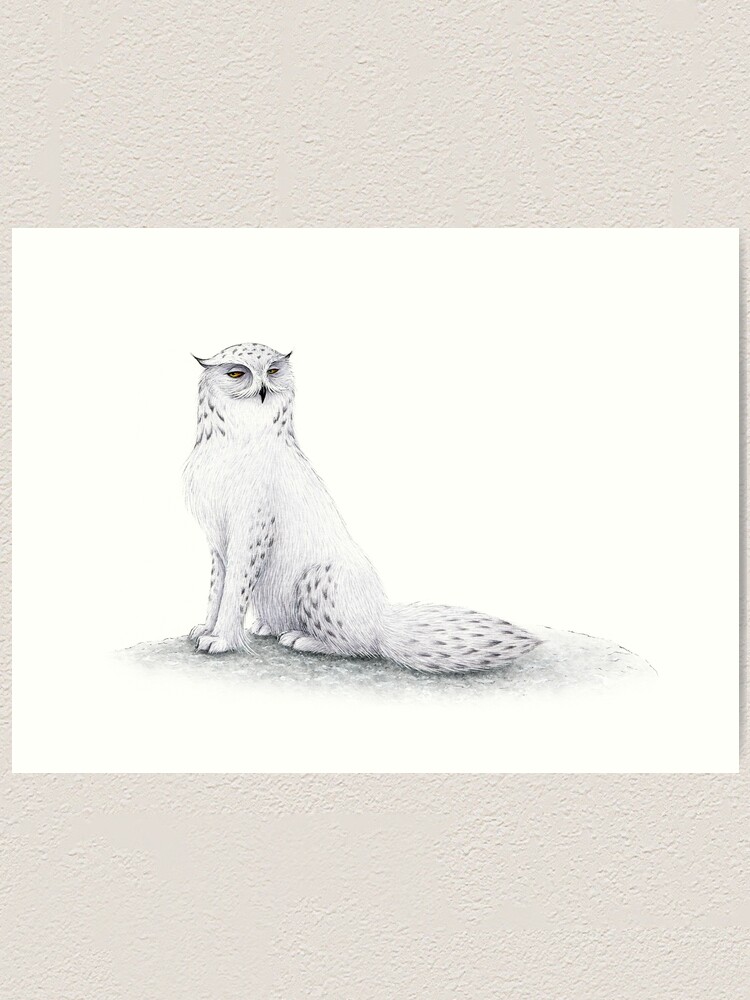Alternate view of Snowy Fowl II Art Print