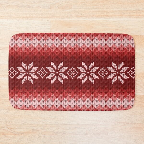 Item preview, Pattern Norway Sweden Knitted Knitted Red designed and sold by PandaPope.