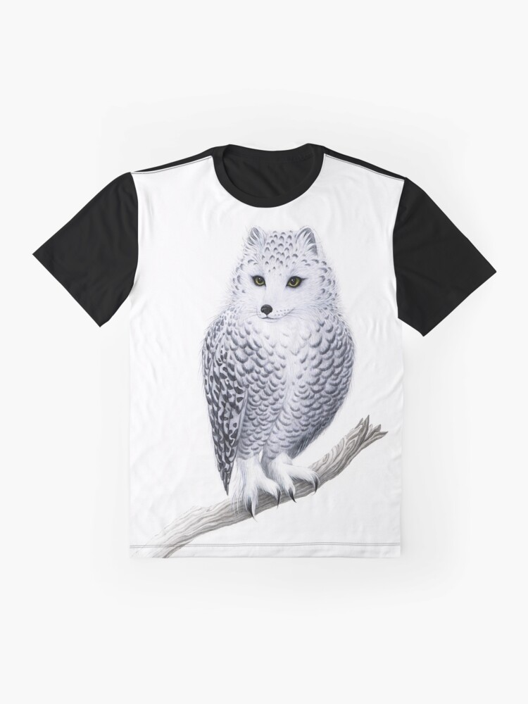 Alternate view of Snowy Fowl Graphic T-Shirt
