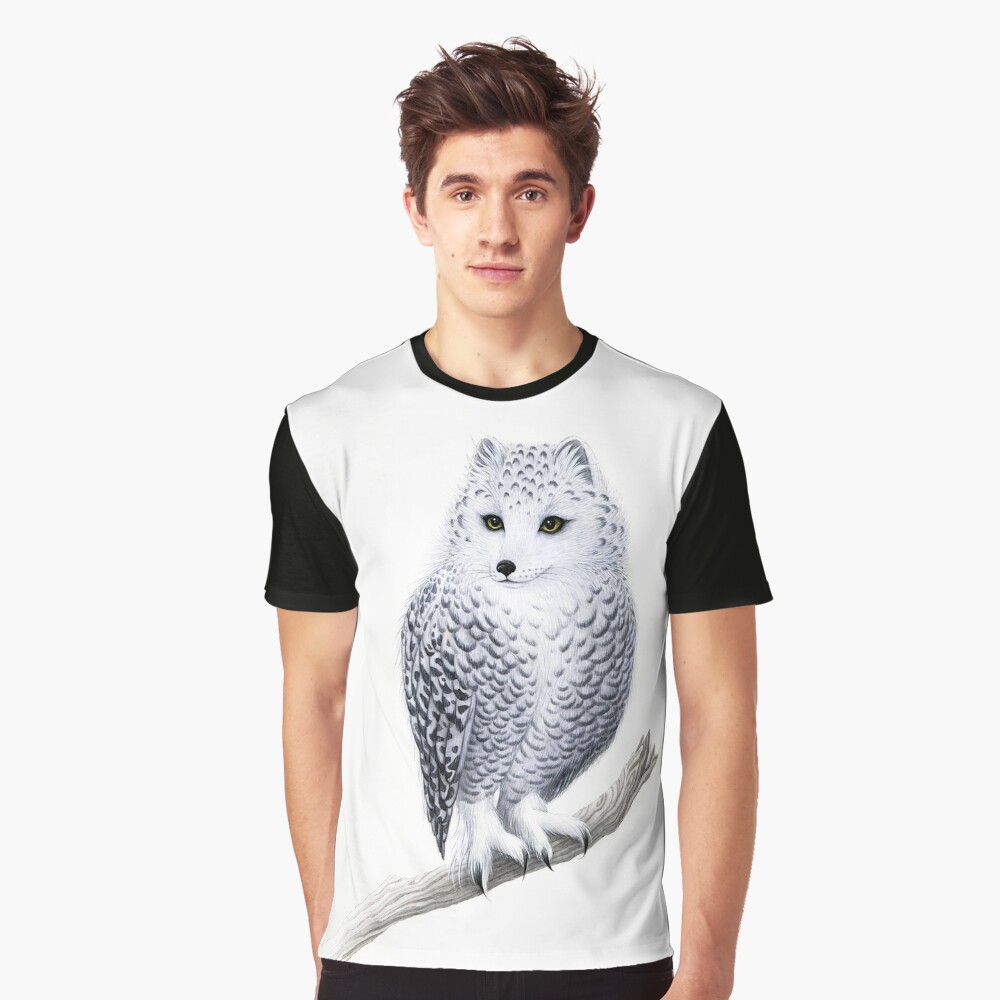 Snowy Fowl Graphic T-Shirt