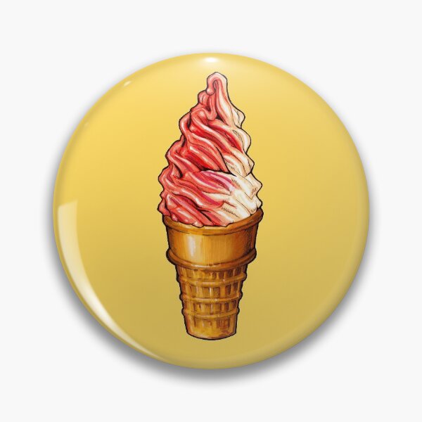 Artikelvorschau, Erdbeer-Twist-Eiscreme-Muster entworfen und verkauft von Kelly Gilleran.