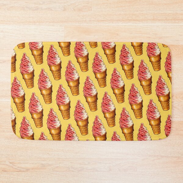 Item preview, Strawberry Twist Ice Cream Pattern designed and sold by Kelly  Gilleran.