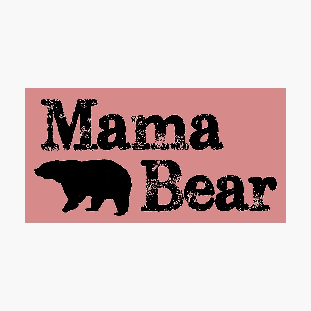 Mama Bear Shirt Gift For Mom To Be Tshirt Mommy Mother Bear Custom T-shirt