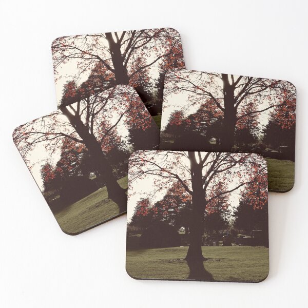 Item preview, Sunset Silhouette of Tree with Red Leaves designed and sold by Kyle West.