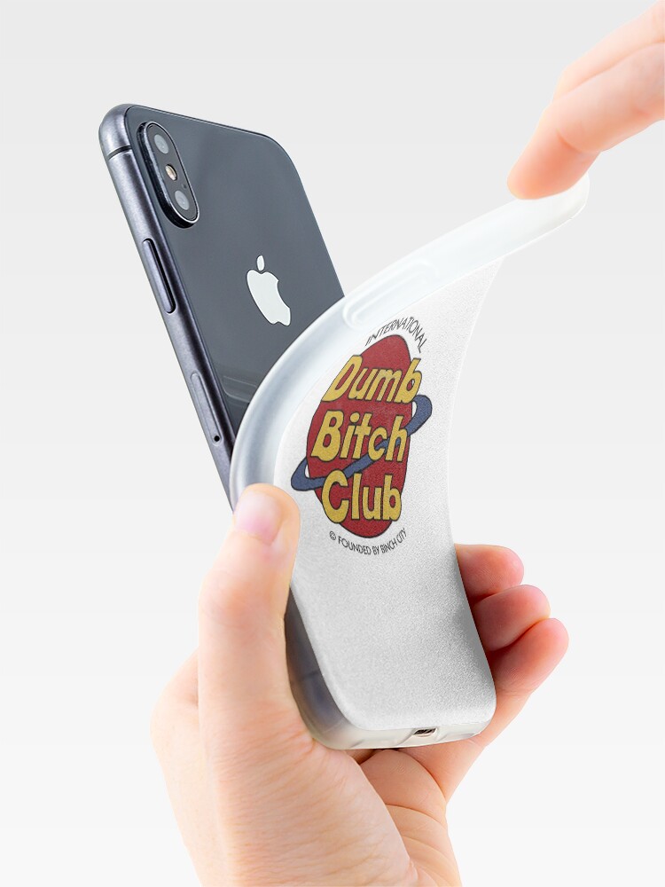 Alternate view of Dumb Bitch Club iPhone Case & Cover