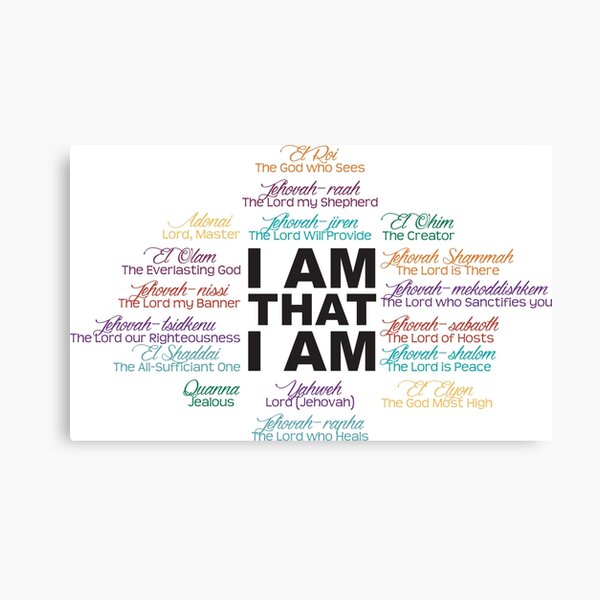 The Names of God Canvas Print