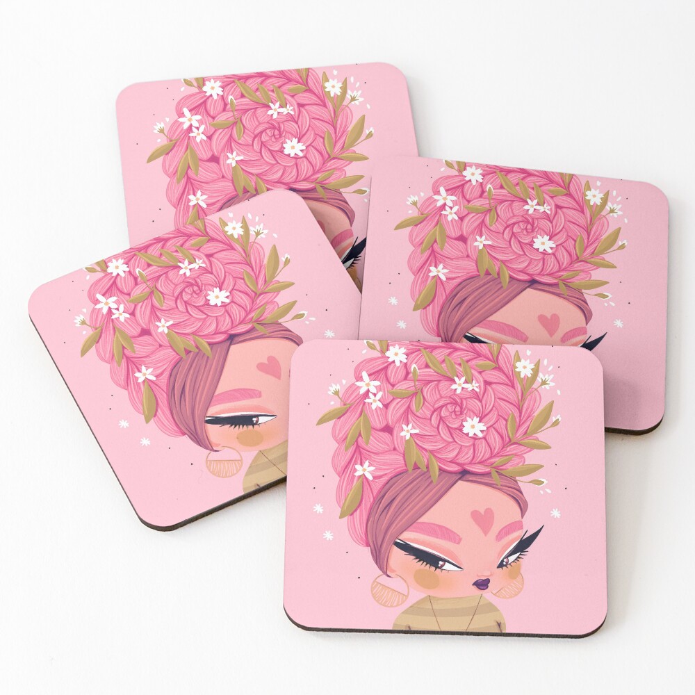 Item preview, Coasters (Set of 4) designed and sold by mamakhol.