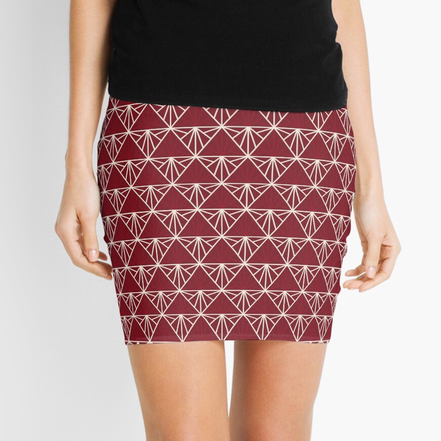 Triangle Time Mini Skirt