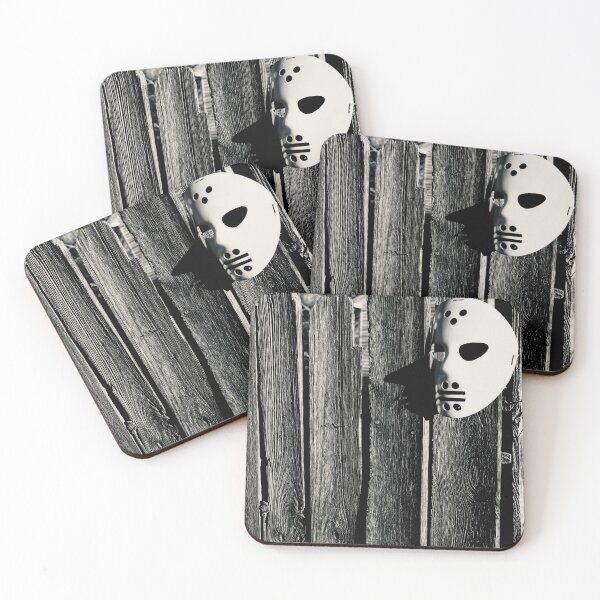 Item preview, Friday the 13th Jason Voorhees Hockey Mask Hanging on Fence designed and sold by Kyle West.