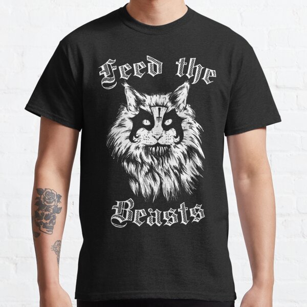Feed The Beasts (Designed by Jonathan Grimm Art) Proceeds Help Rescue Cats! Classic T-Shirt