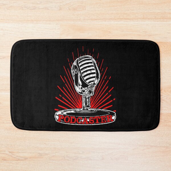 Item preview, Podcaster Podcast Art Podcasting Microphone designed and sold by inkedtee.