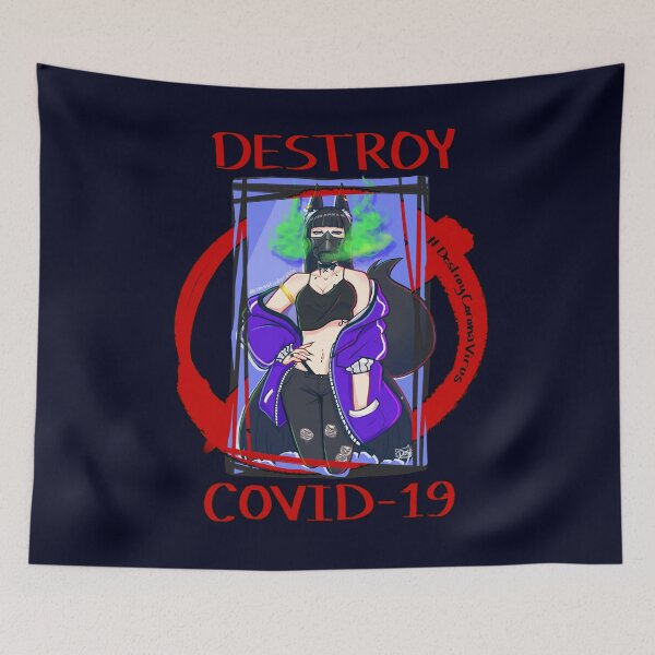Item preview, Destroy COVID-19 designed and sold by Imoutodorable.