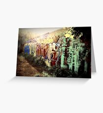 Meanwood Graffiti 2 Greeting Card