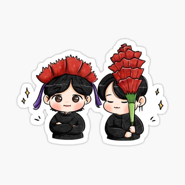 BTS TAEHYUNG Y JUNGKOOK Pegatina