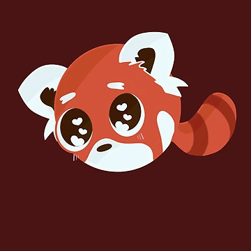 Artwork thumbnail, Round Red Panda by RClaire