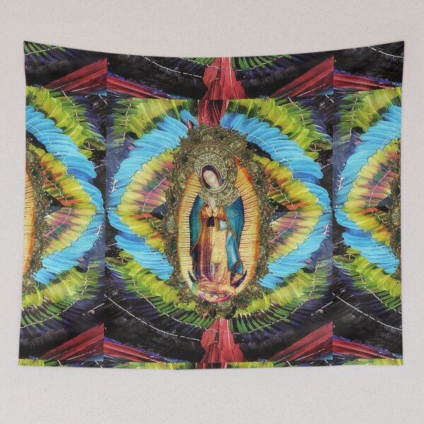 Item preview, Our Lady of Guadalupe Mexican Virgin Mary Mexico Aztec Tilma 20-103 designed and sold by hispanicworld.