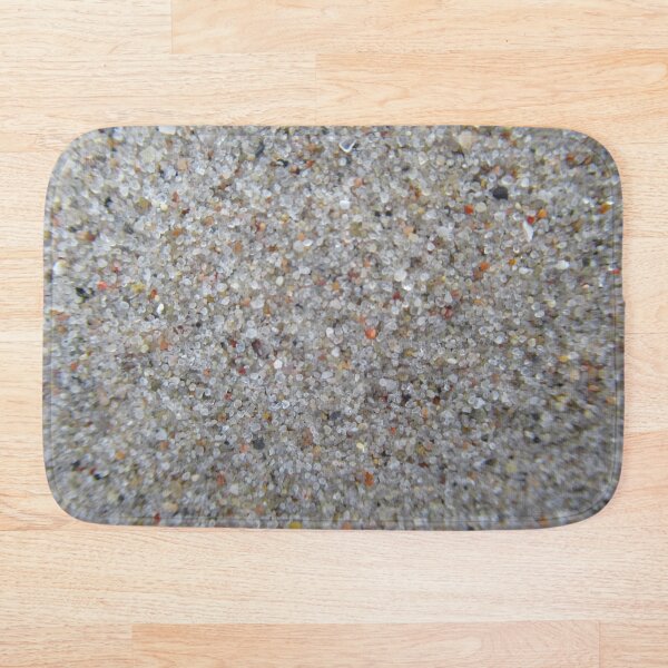 Sand on the beach Bath Mat