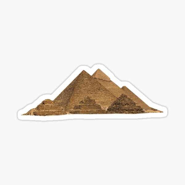 pyramids of egypt Sticker