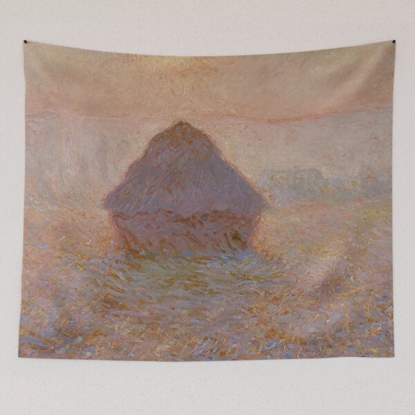 Item preview, Grainstack, Sun in the Mist by Claude Monet designed and sold by VintageArchive.