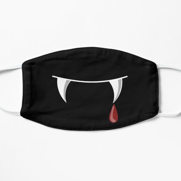 Bloody Vampire Fang Face Mask Flat Mask
