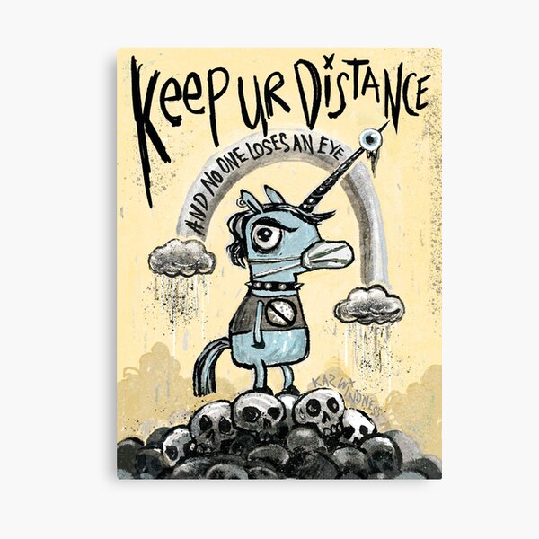 Keep UR Distance Canvas Print