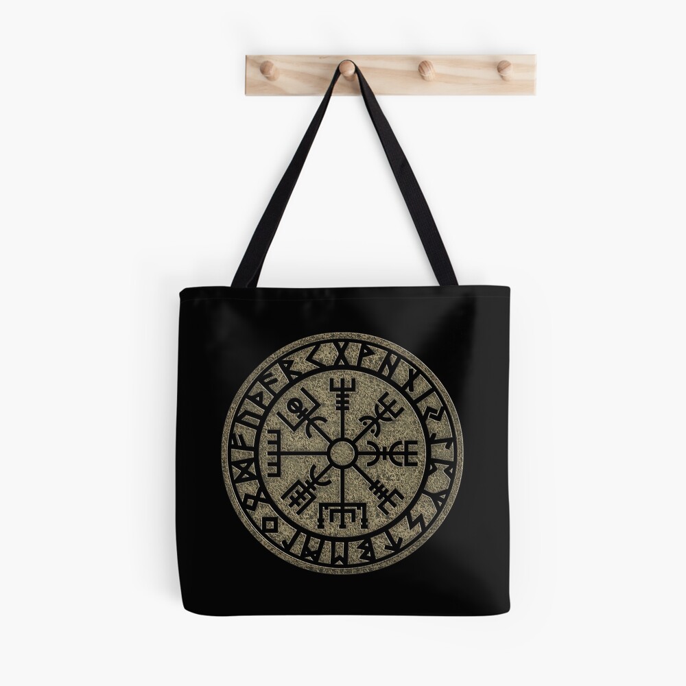 Vegvisir, viking compass, Norse, symbol, protection, nordic, vikings | Tote  Bag
