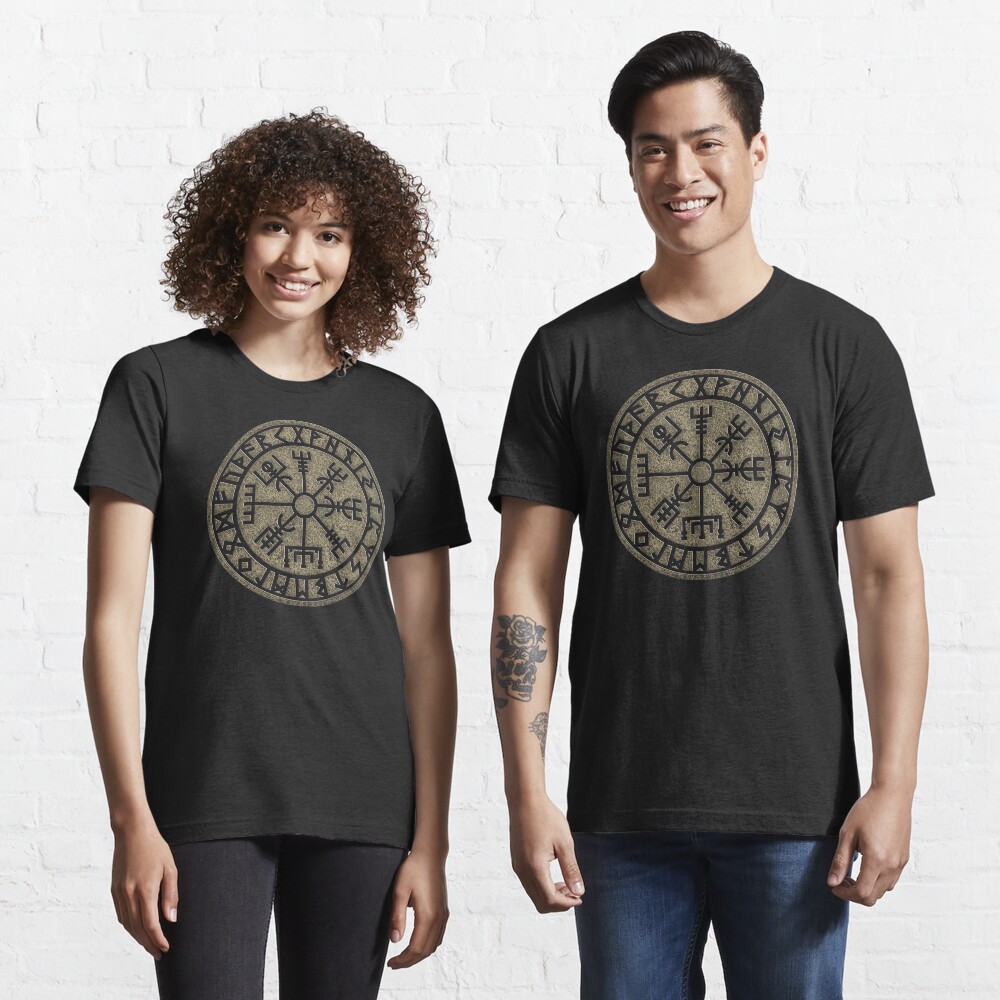 Vegvisir, viking compass, Norse, symbol, protection, nordic, vikings Essential T-Shirt